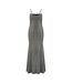 Robe Longue Officiel Motif/style Scintillant Femme Noir Mela London-2