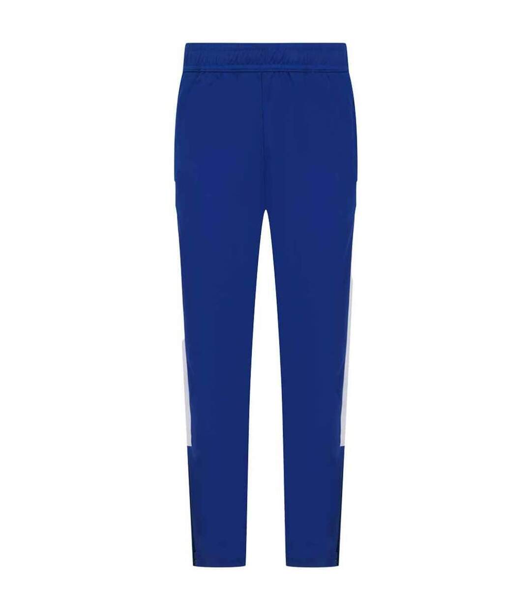 Pantalon de survêtement homme bleu roi / blanc Finden & Hales-1