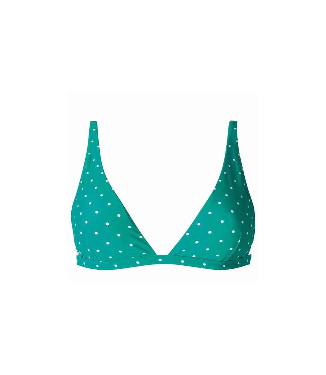 Haut de maillot de bain triangle vert Beguin-1