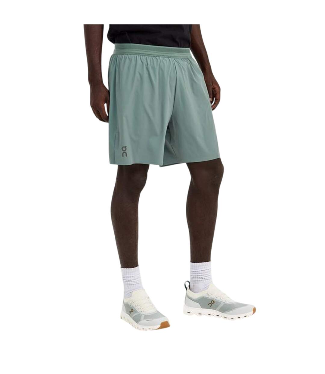 Short De Course Performance Homme Kaki On Running-1