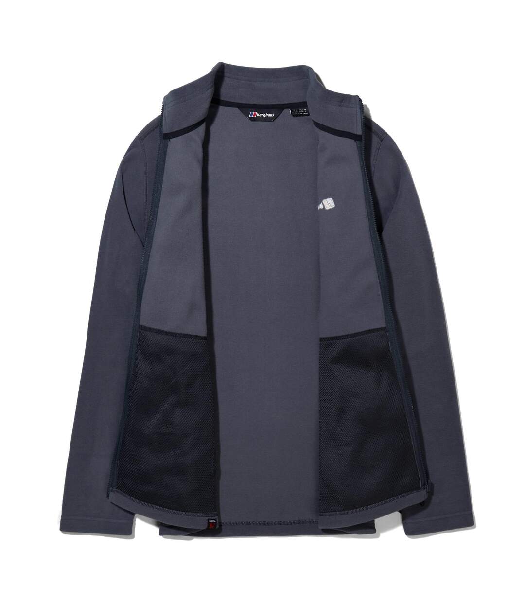 Mens Prism Micro Interactive Polartech Fleece Jacket Grey Berghaus-1