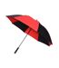 Masters Pongee Golf Umbrella (Black/Red) (One Size) - UTRD464