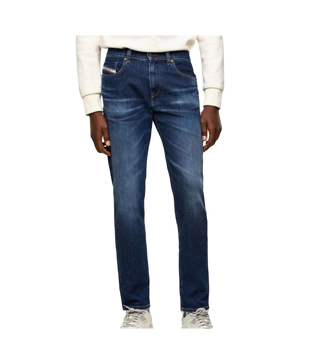 Jean Slim Bleu foncé classique homme Diesel D-strukt - W27-L32-1