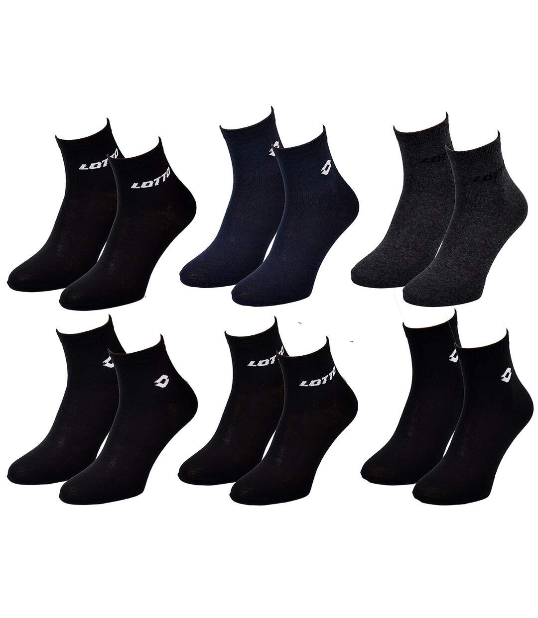 Chaussettes Homme LOTTO Pack de 6 paires QUARTER 5314-2