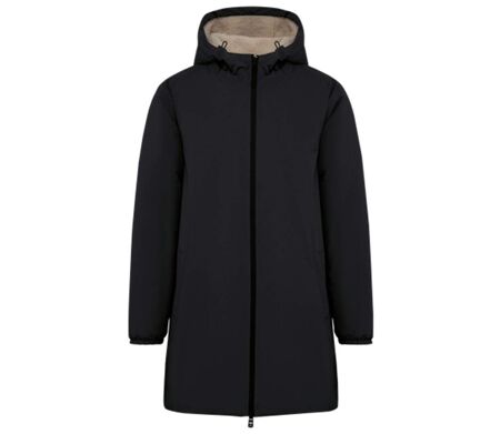 Veste imperméable doublée sherpa - Unisexe - PAT609 - noir