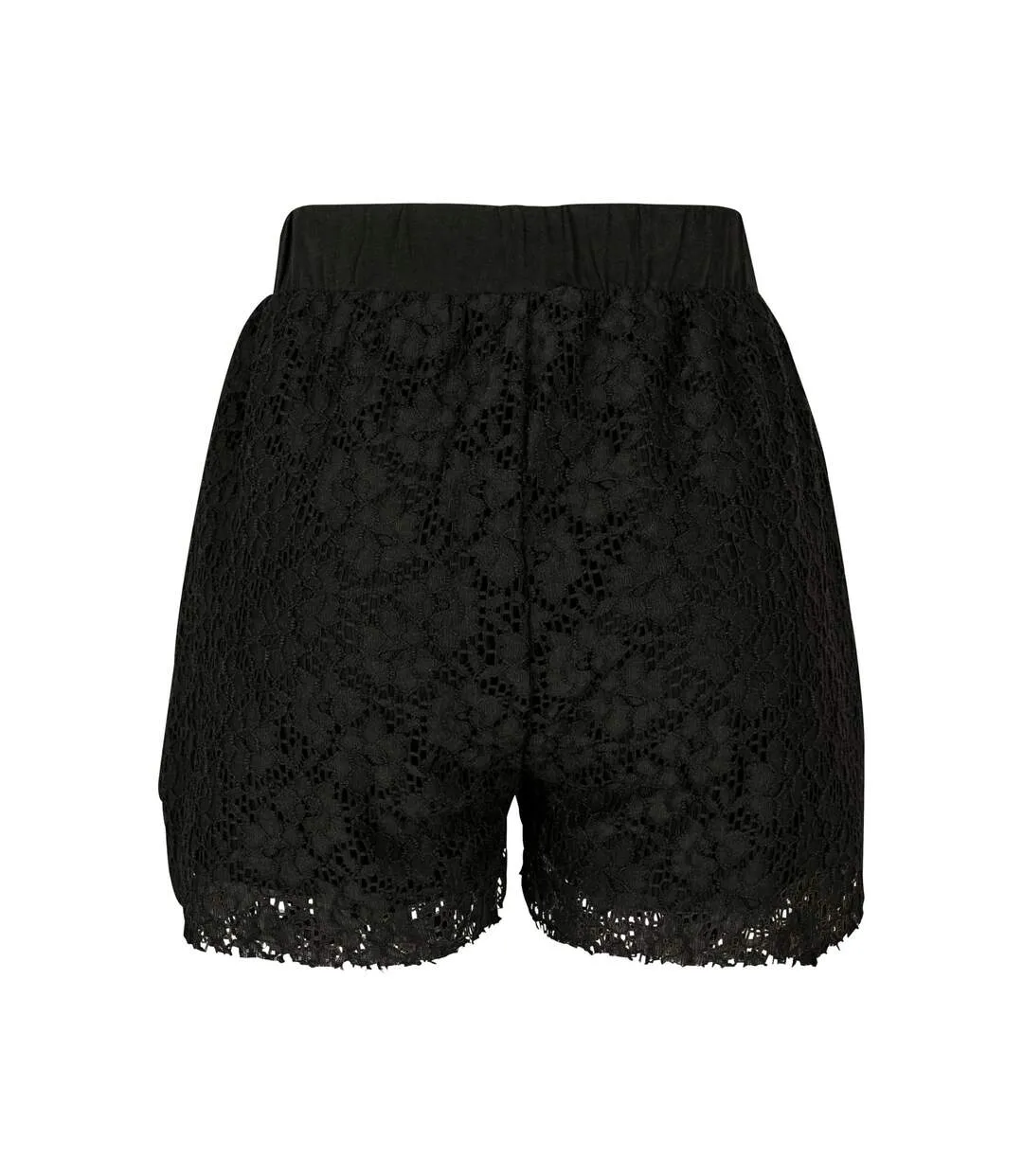 Womens/ladies Lace Shorts Black Urban Classics-2