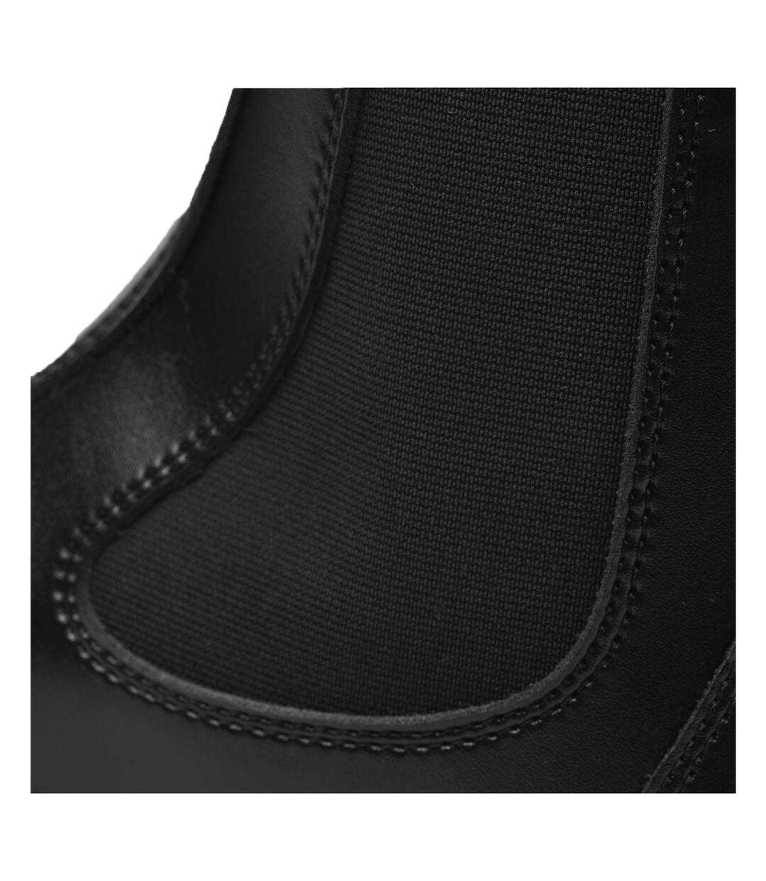 Womens/ladies Aspen Low Heel Jodhpur Boots Black Requisite-4