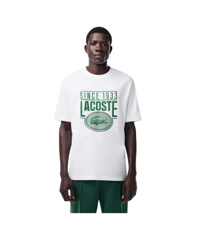 T-shirt Homme Blanc Lacoste
