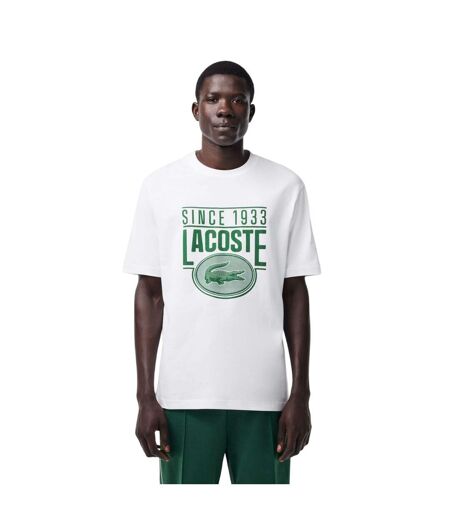 T-shirt Homme Blanc Lacoste