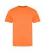AWDis Unisex Adults Electric Tri-Blend T-Shirt (Electric Orange)