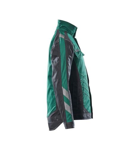 Mens Unique Jacket Green Black Mascot