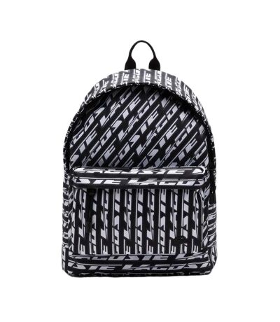 Sac à dos noir/blanc homme lacoste nh4223nz - taille unique