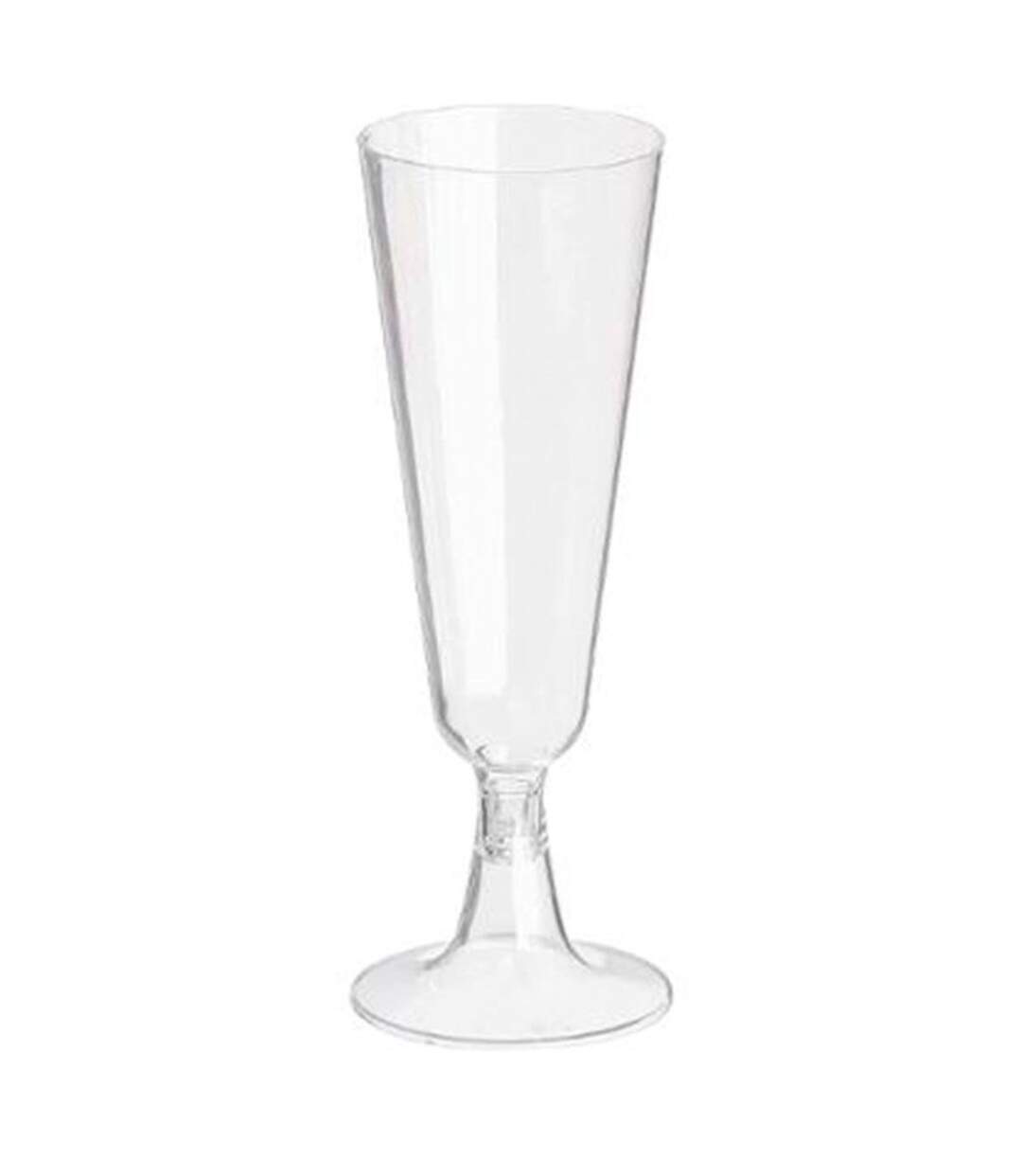 Lot de 12 Flûtes à Champagne Réutilisable 15cl Transparent-1