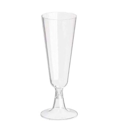 Lot de 12 Flûtes à Champagne Réutilisable 15cl Transparent