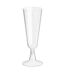 Lot de 12 Flûtes à Champagne Réutilisable 15cl Transparent-1