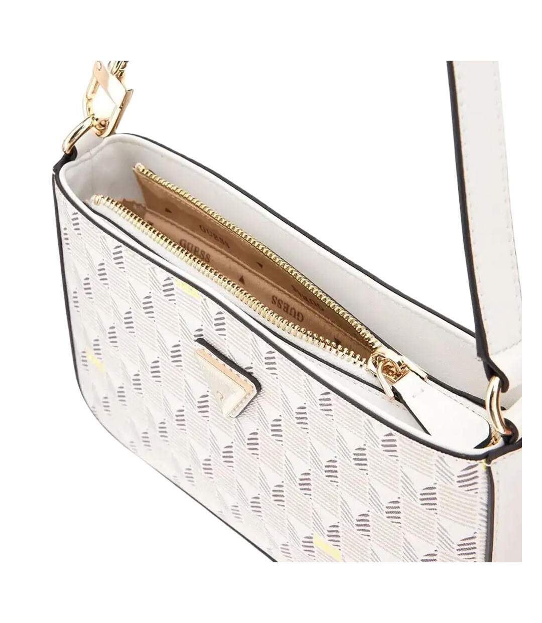 Sac à bandoulière beige femme guess wave-2