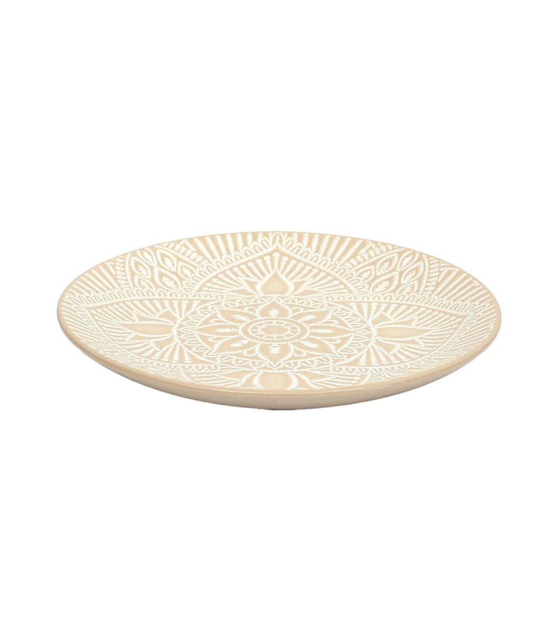 Lot de 6 Assiettes à Dessert Sahara 19cm Beige-2