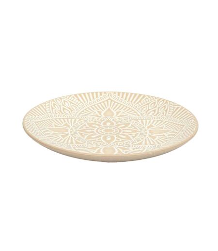 Lot de 6 Assiettes à Dessert Sahara 19cm Beige