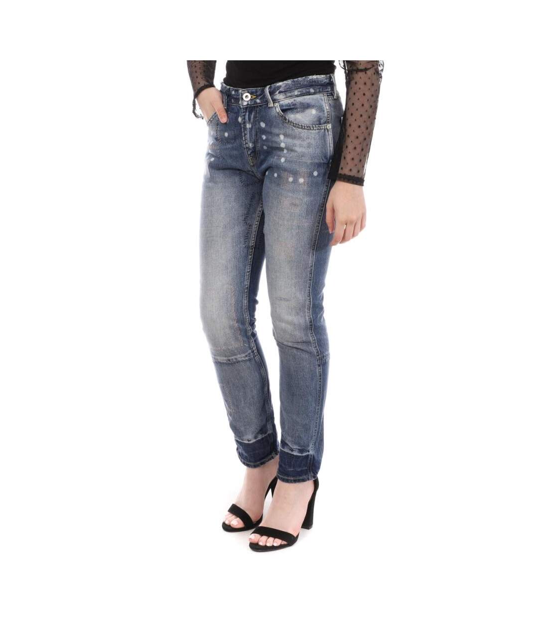 Jean Boyfriend Bleu délavé Femme Scotch & Soda Bandit - W25-L32