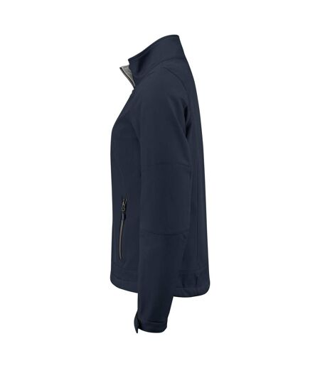 Veste Softshell Trial Femme Bleu Marine Foncé Printer