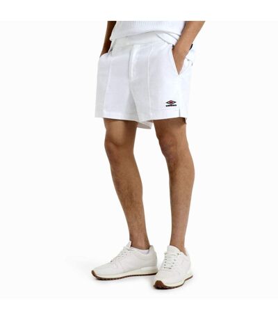 Umbro Mens Tailored Tennis Shorts (Brilliant White) - UTUO2074