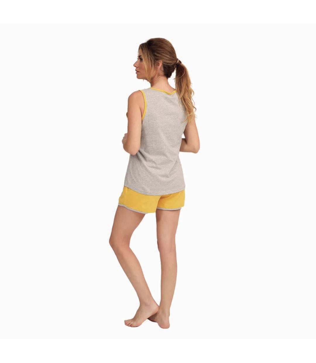 MUFH0300 Women's Sleeveless Pyjamas-3