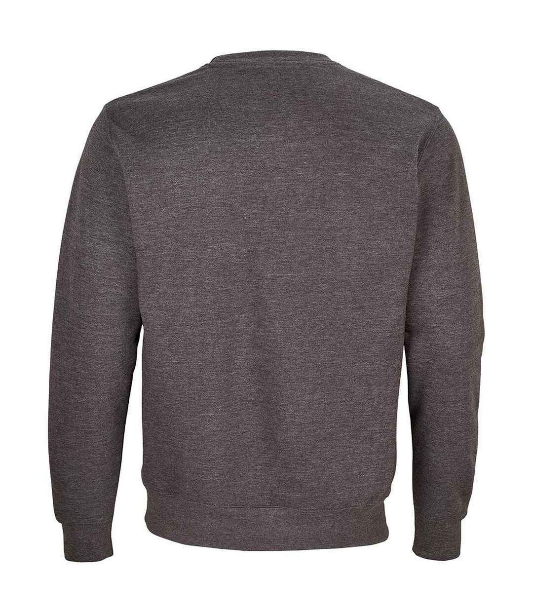 Unisex adult columbia sweatshirt charcoal marl SOLS-2