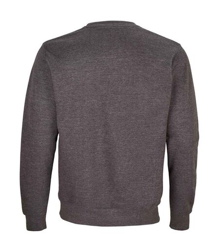 Unisex adult columbia sweatshirt charcoal marl SOLS