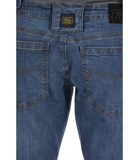 Jeans de travail coupe droite ajustée stone brossé stretch WORK3 'Rica Lewis'