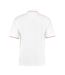 Polo st mellion homme blanc / rouge Kustom Kit-2