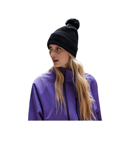 Bonnet snowstar noir Beechfield