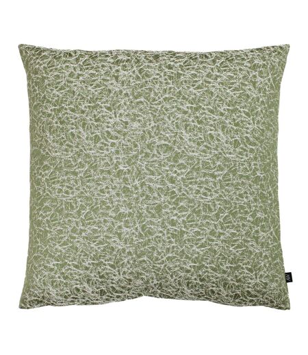 Ashley Wilde Wick Motif Throw Pillow Cover (Sage Green/Olive) (50cm x 50cm) - UTRV2148