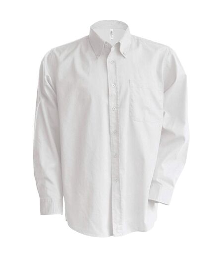 Chemise à manches longues homme blanc Kariban