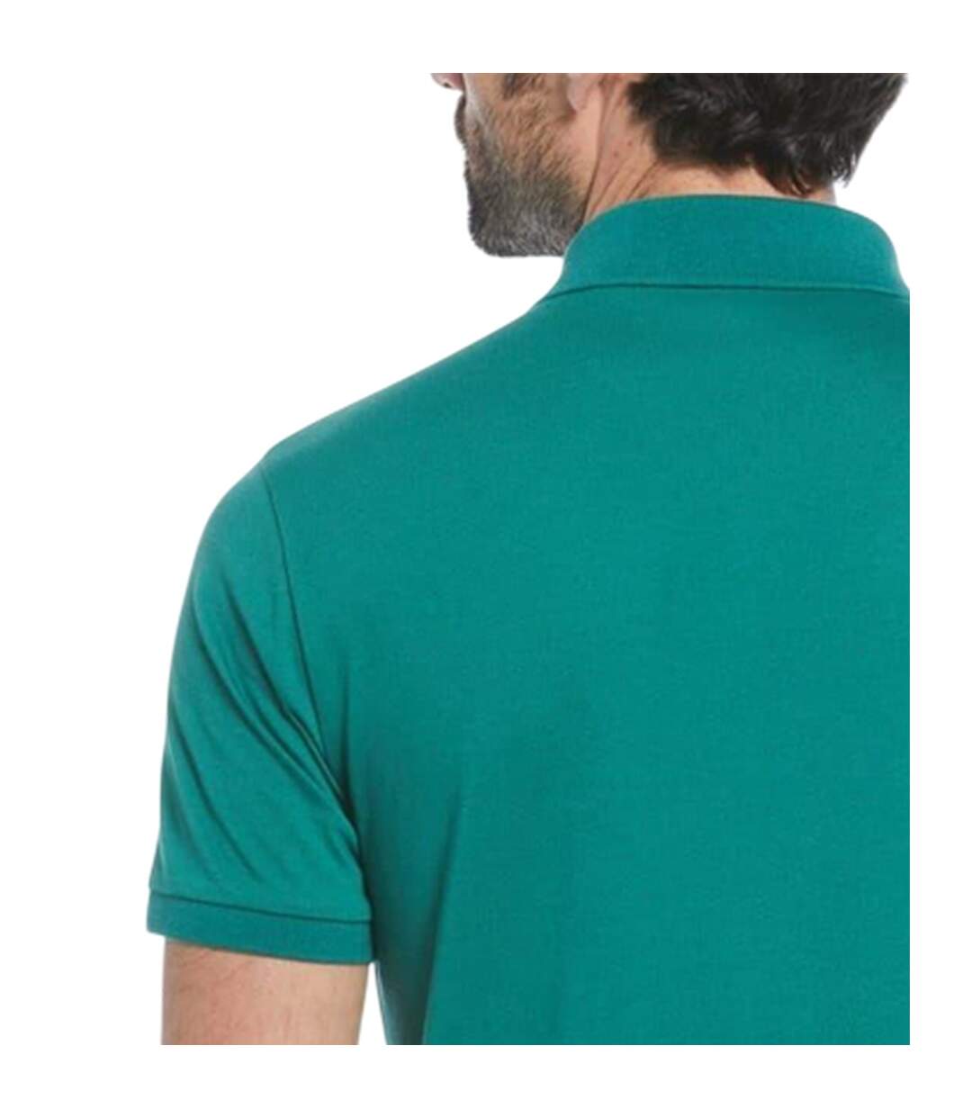 Mens Vertical Stripe Polo Shirt Green Original Penguin-4