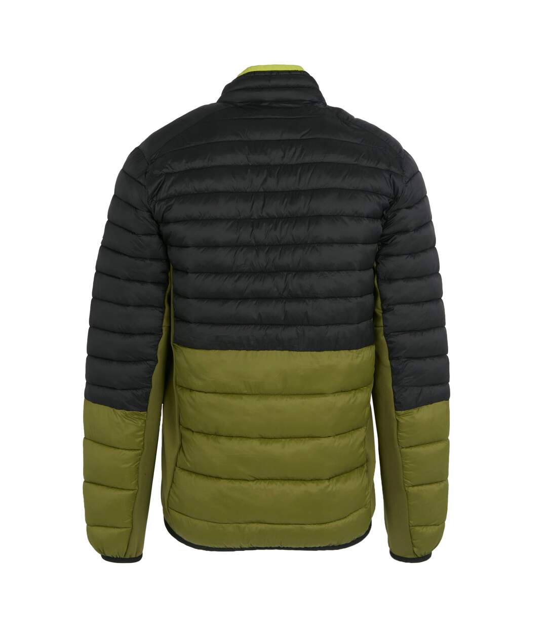 Mens Leedre Colour Block Hybrid Jacket Nephrite Green Black Regatta-3