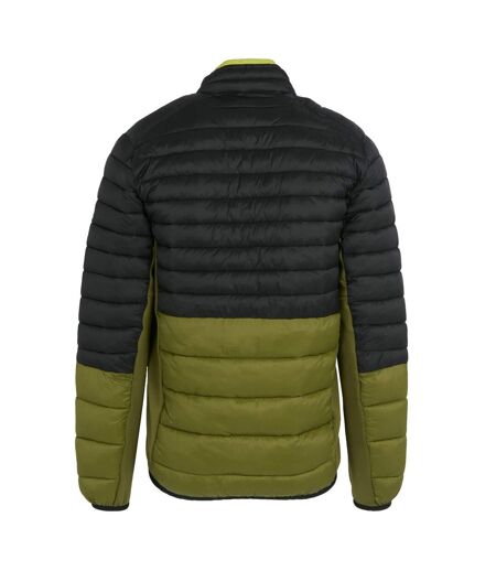 Mens Leedre Colour Block Hybrid Jacket Nephrite Green Black Regatta