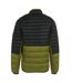 Mens Leedre Colour Block Hybrid Jacket Nephrite Green Black Regatta-3