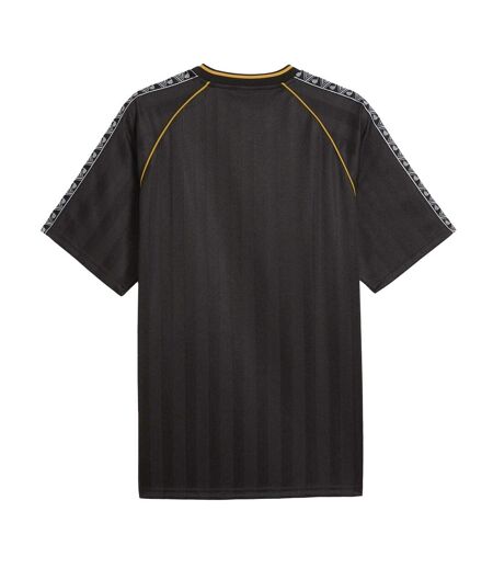 Mens King V Neck T-shirt  Black Puma