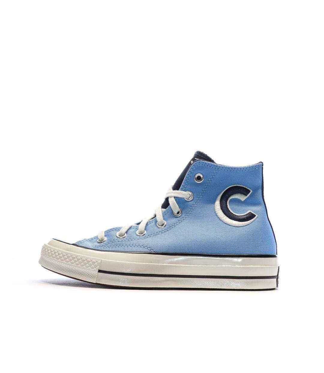 Baskets bleues mixte converse chuck 70 letterman-2