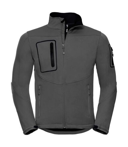 Russell Mens Sports Soft Shell Jacket (Titanium) - UTPC6337