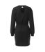 Robe Courte Femme Noir Boss-3