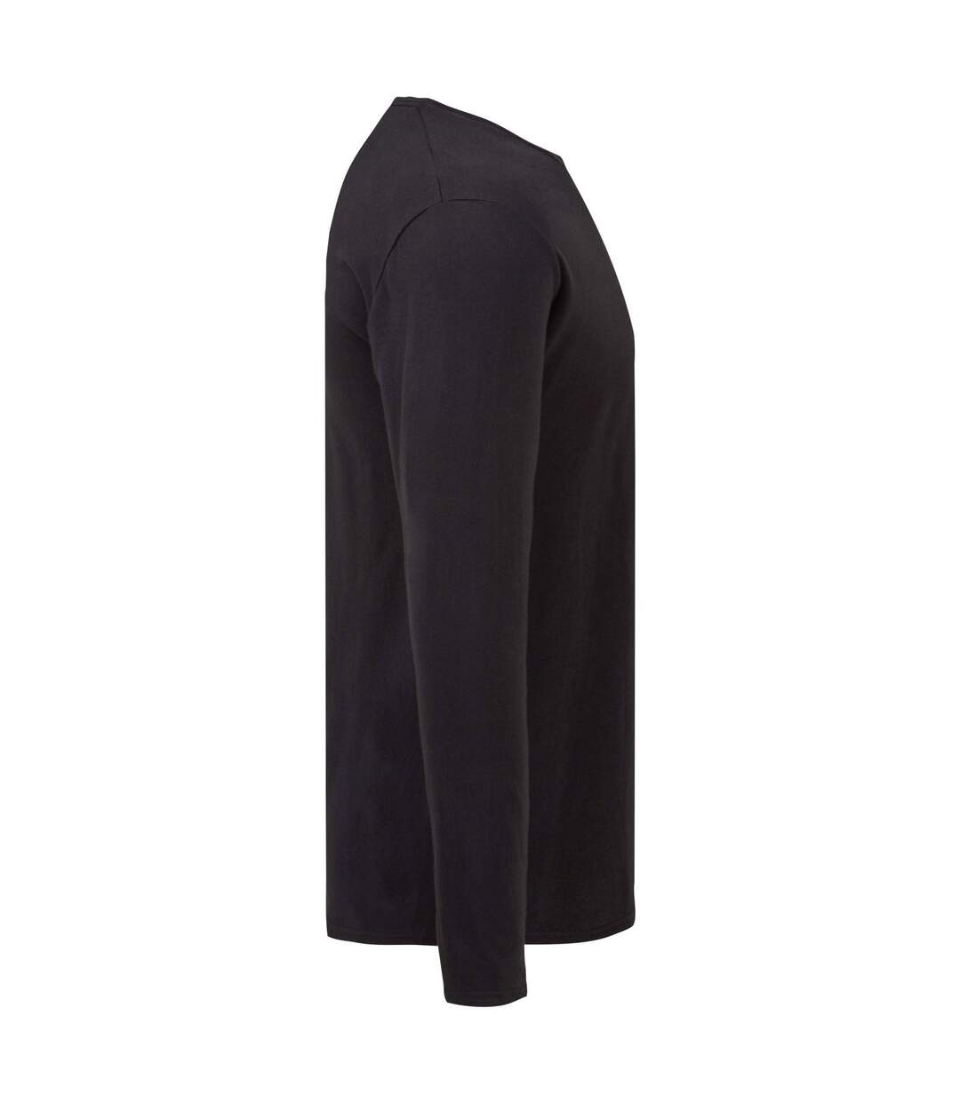 T-shirt Manches Longues Iconic Homme Noir Fruit Of The Loom-3