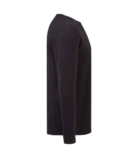 T-shirt Manches Longues Iconic Homme Noir Fruit Of The Loom