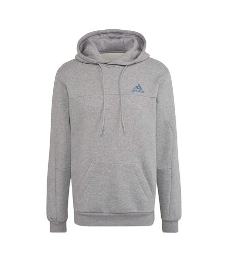 Sweat À Capuche Badge Of Sport Homme Gris Argenté Adidas