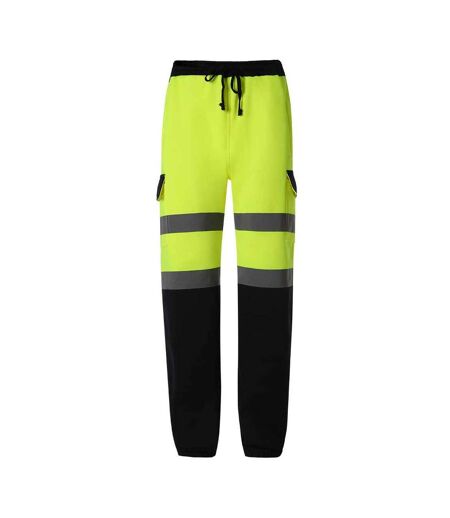 Pantalon De Jogging Homme Jaune Fluo Bleu Marine Yoko