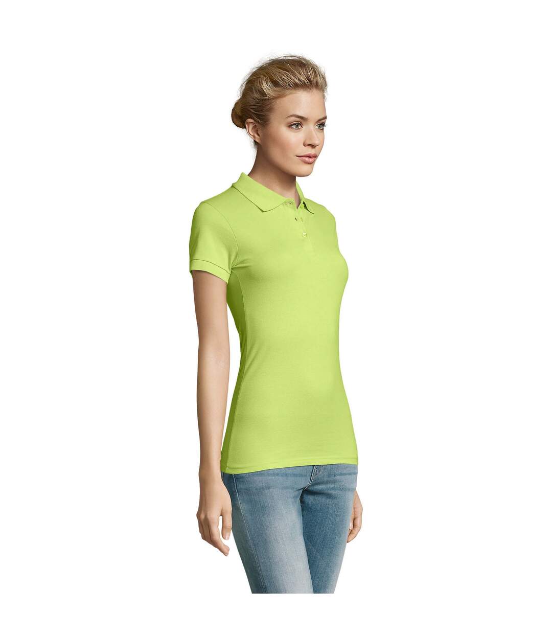 Polo Perfect Femme Vert Pomme SOLS-3