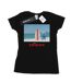 Disney T-shirt en coton Lilo And Stitch Surf Beach - Femmes/Ladies (Noir) - UTBI15497-1