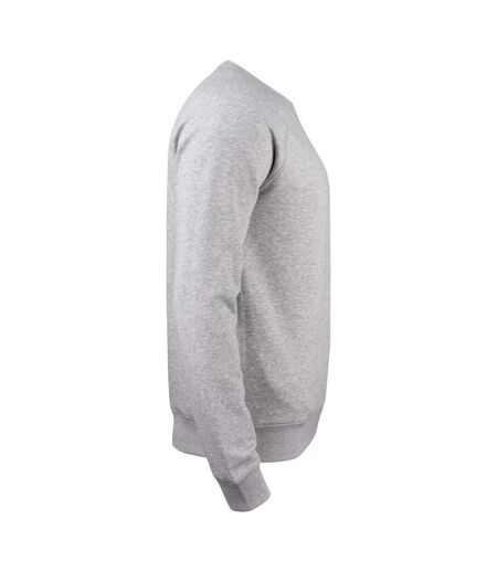 Sweat premium homme gris chiné Clique Clique