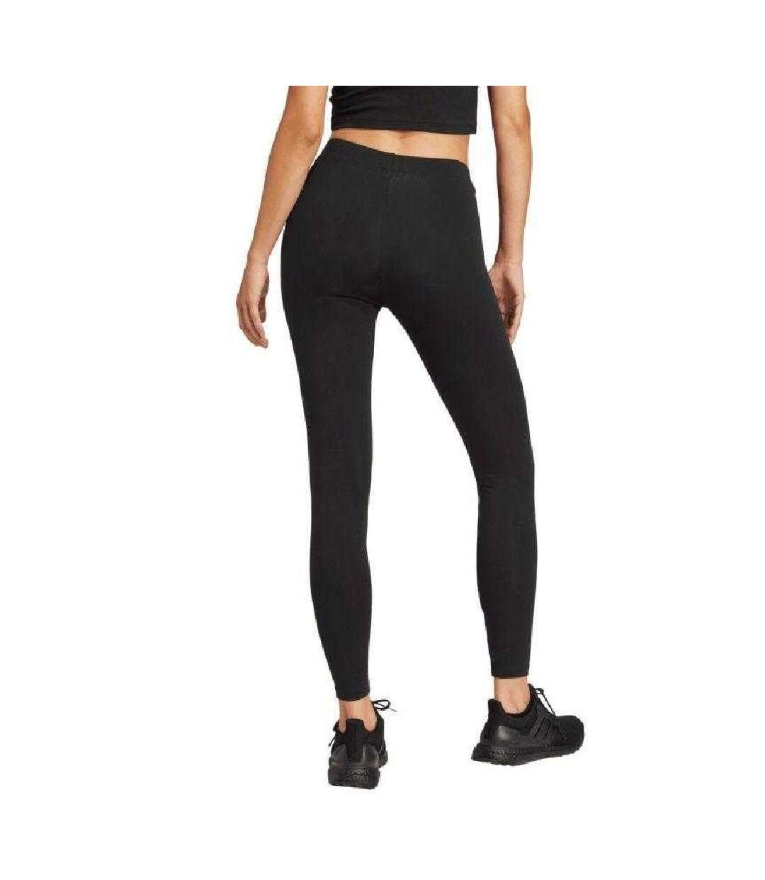 Legging Motif/style Linéaire Essentials Femme Noir Adidas-3