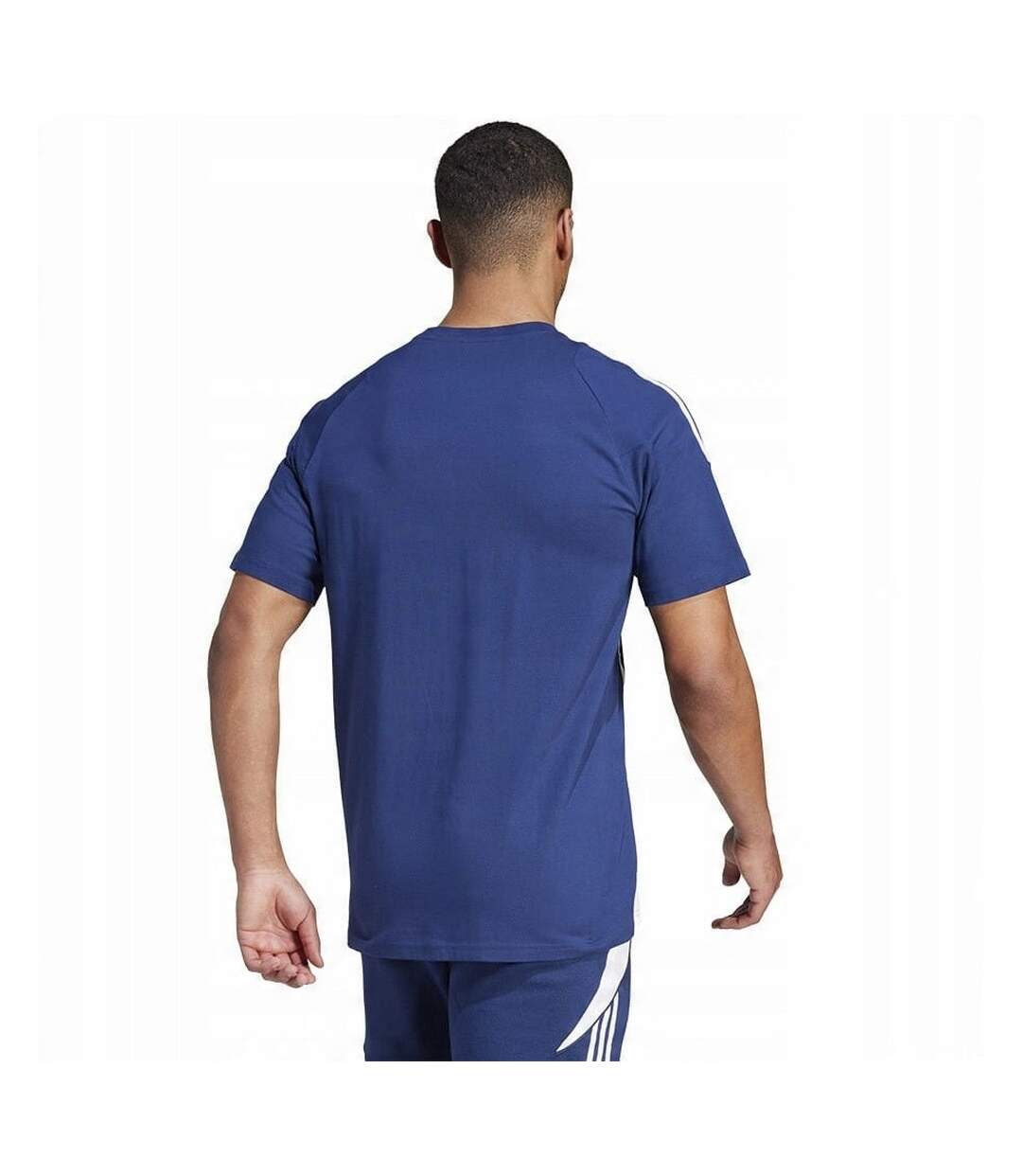 T-shirt Tiro Sweat Homme Bleu Adidas-3